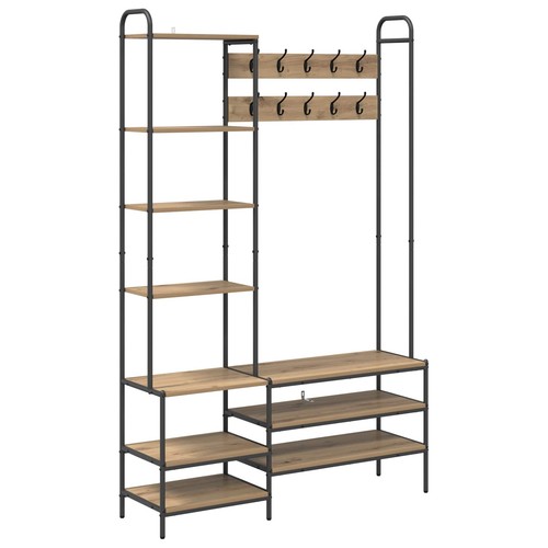 Coat stand with shoes bench - stand,