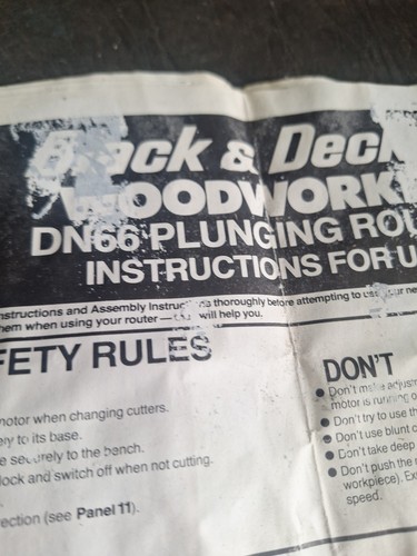 Black decker woodworking - &,