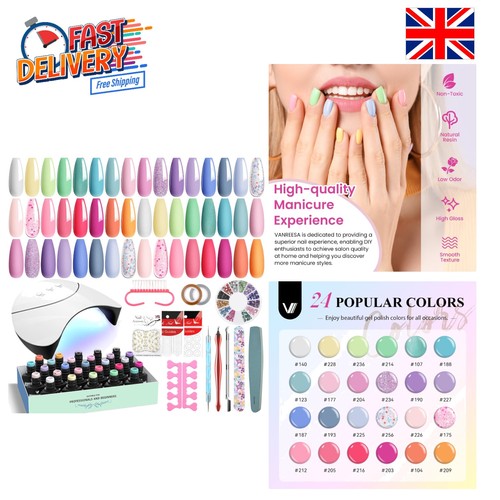 Pcs gel nail kit with - gel,