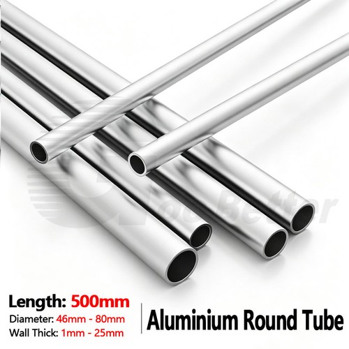Aluminium round tube - aluminium, seamless