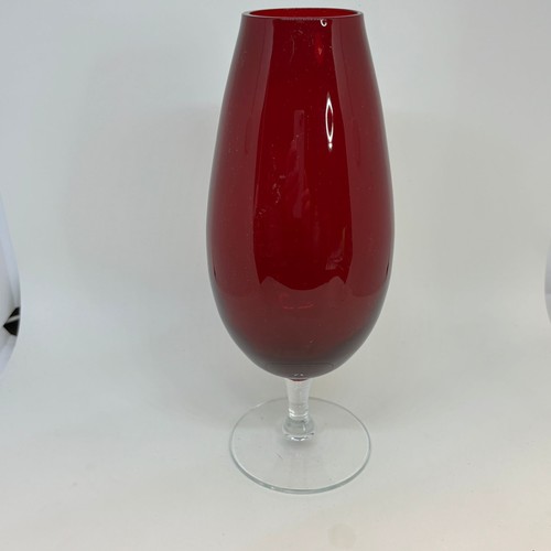 Vintage ruby red glass - glass,