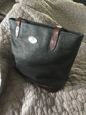 Mulberry Vintage Scotchgrain Shoulder Bag Tan and Black, Great Condition 