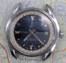 Vtg Sicura Automatic 25 Jewels