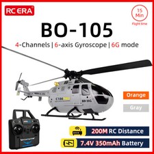 RC ERA BO-105 RC Helicopter 1:48 4CH 6-axis Optical Flow Positioning RC Aircraft