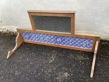 Vintage Tiled Washstand Back