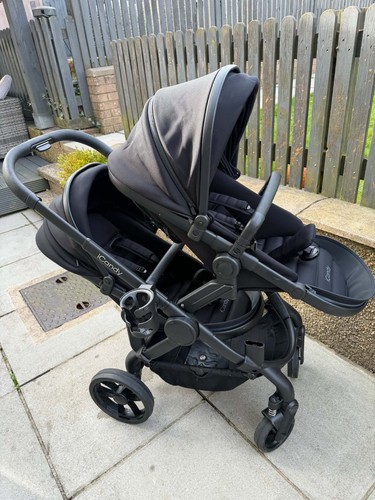 Icandy peach twin pram - icandy,