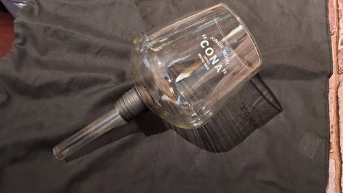 Cona glass funnel - funnel, junior