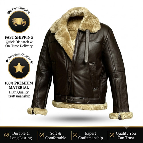Raf aviator bomber jacket - b3,