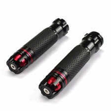 22mm 7/8" Motorcycle Motorbike Handlebar Handle Grips Twist Grip Aluminum Alloy