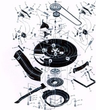 Cutter Deck Belt to fit 30"