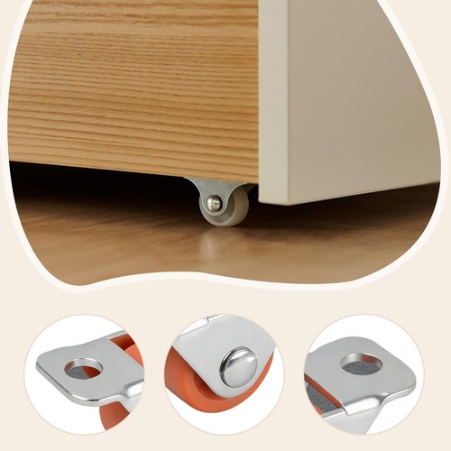 10x mini caster wheels single - wheels,