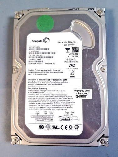 Seagate barracuda st3250310as - seagate,