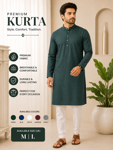 Men premium long green - men’s,
