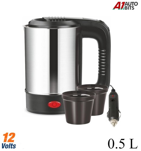 12v portable kettle 500ml - 12v,