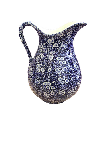 Burleigh jug blue calico - jug,
