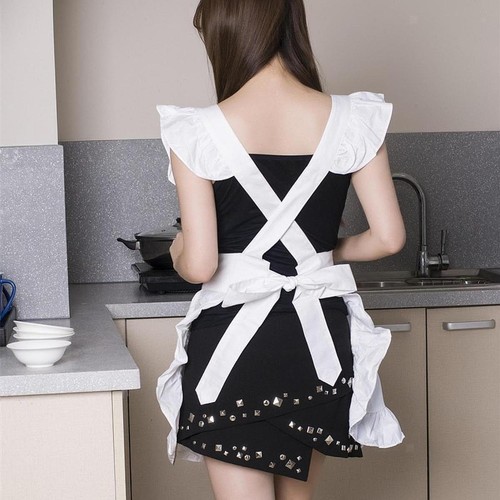 Maid ruffle retro - ruffle, apron