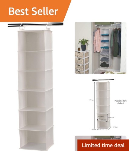 Breathable shelf hanging - 6-shelf,