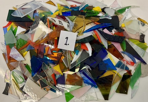 Stained glass offcuts - offcuts, mosaic