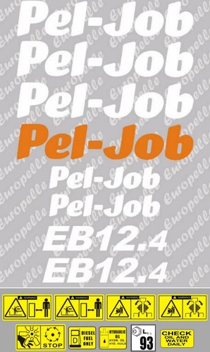 Decal sticker set peljob - sticker, set.
