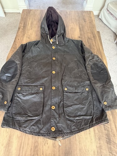Barbour game wax parka jacket - wax,