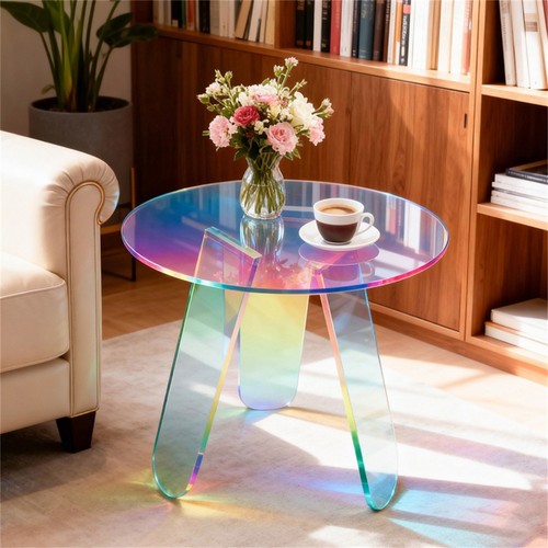 Iridescent acrylic coffee - iridescent,