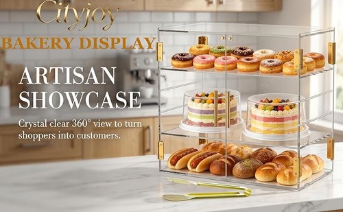 Tier acrylic bakery display - 3,