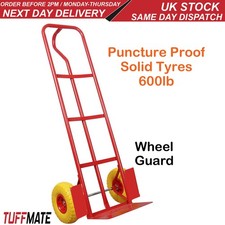 Sack Truck Trolley 600lb Heavy Duty Puncture Proof Hard Wheels Hand Cart