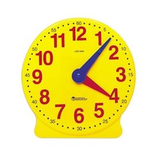 Geared Teaching Aid Time Learning Educational Clock Learn To Tell The Time