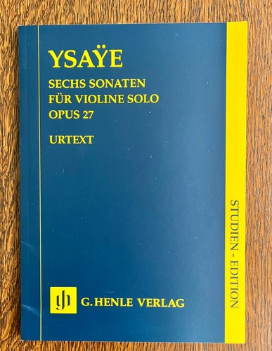 Eugène ysaÿe sechs - eugène, sonaten