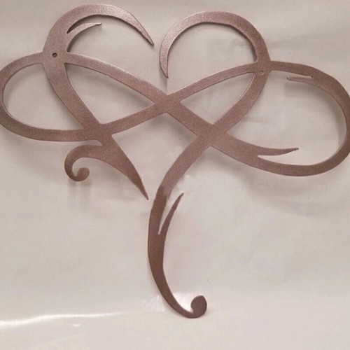 Metal infinity heart - metal,