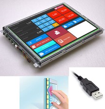 38Cm 15" ELO TOUCHSCREEN DISPLAY CANVYS PV760T WINDOWS XP 7 10 11 USB RS-232 #2