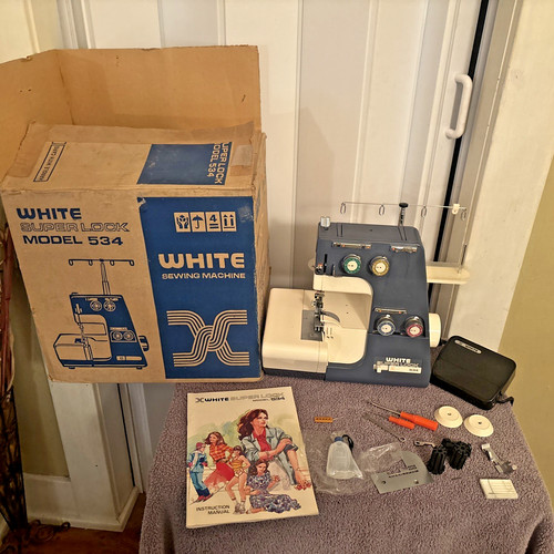 White super lock 534 - white,