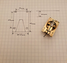 A GOOD FRENCH CARRIAGE CLOCK PLATFORM CYLINDER ESCAPEMENT - WORKING FINE #12