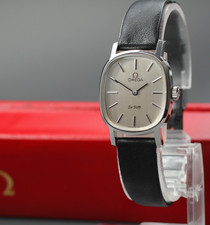 Vintage 1979 [Near MINT / Box] Omega De Ville Cal.625 Manual Wind Silver Women's
