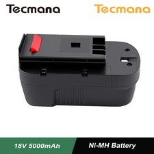 5Ah 18V Ni-MH Batterie pour Black&Decker A18 A18NH A18E A1718 HPB18-OPE GPC1800