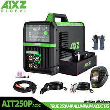 Real 250AMP 5IN1 AC/DC TIG Welder Aluminum Pulse TIG MMA Welding Machine 220V UK