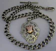 Antique solid silver pocket