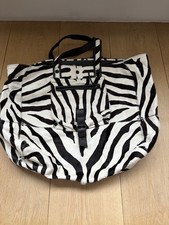 Jerome Dreyfuss Billy Bag In zebra Faux Fur. Excelllent Condition