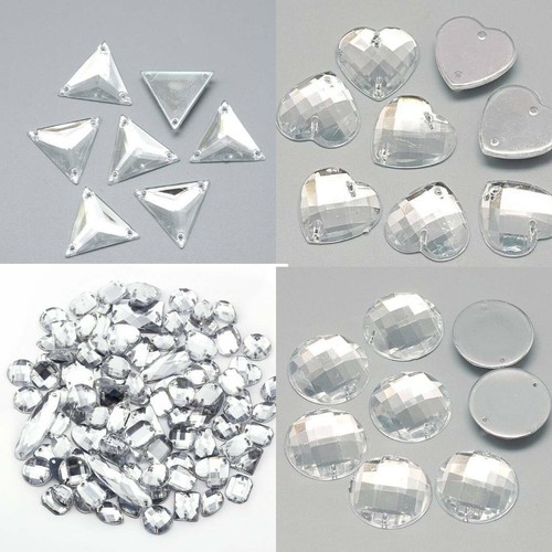 50x sparkly crystal clear flat - 50x,