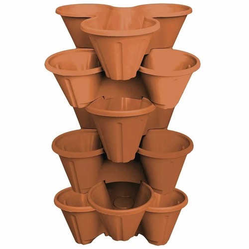 Set trio stacking garden - of,