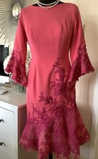 🎃 John Charles 26815A Watermelon Fuchsia Gorgeous Dress Size 8 New