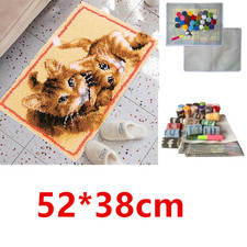 Lazy Cat Embroidery Carpet DIY