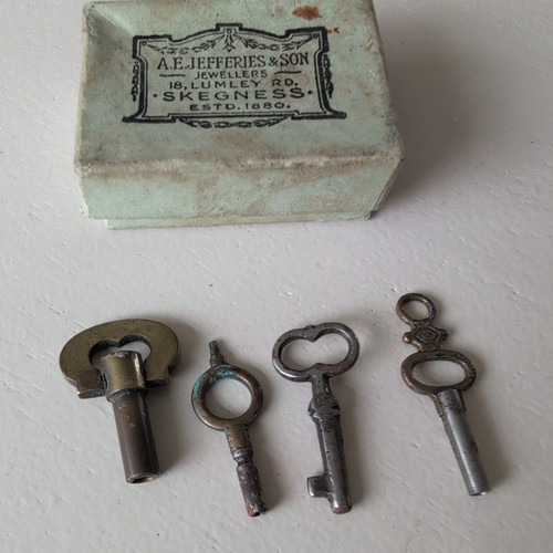 Antique pocket watch keys - pocket,