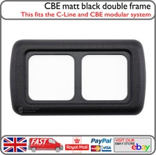 CBE Matt Black Double Frame