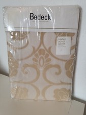 Bedeck Oriana Cream Jacquard Single Duvet Cover  NWT 