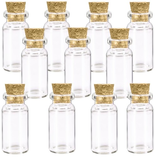 Mini glass jars - 10,
