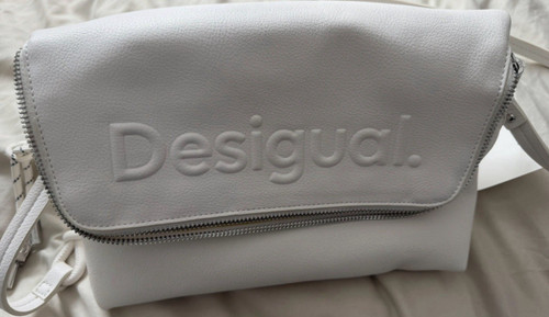 Desigual white faux - desigual,