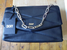 DKNY Black Winnie Flap Chain  Bag - BNWT - RRP £173