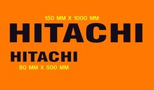 HITACHI digger stickers
