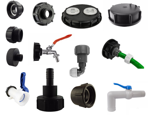 Ibc tank fitting - tank, adapter